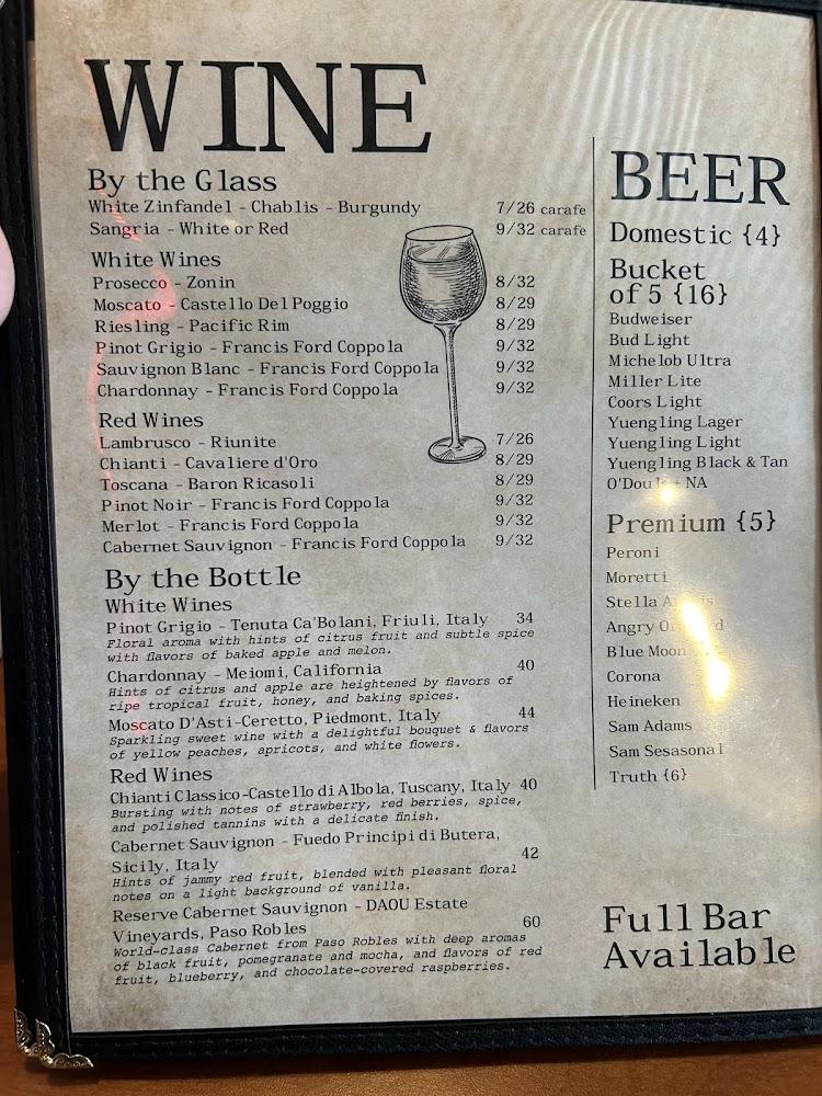 Jimmy's Italian Kitchen Menu image 2