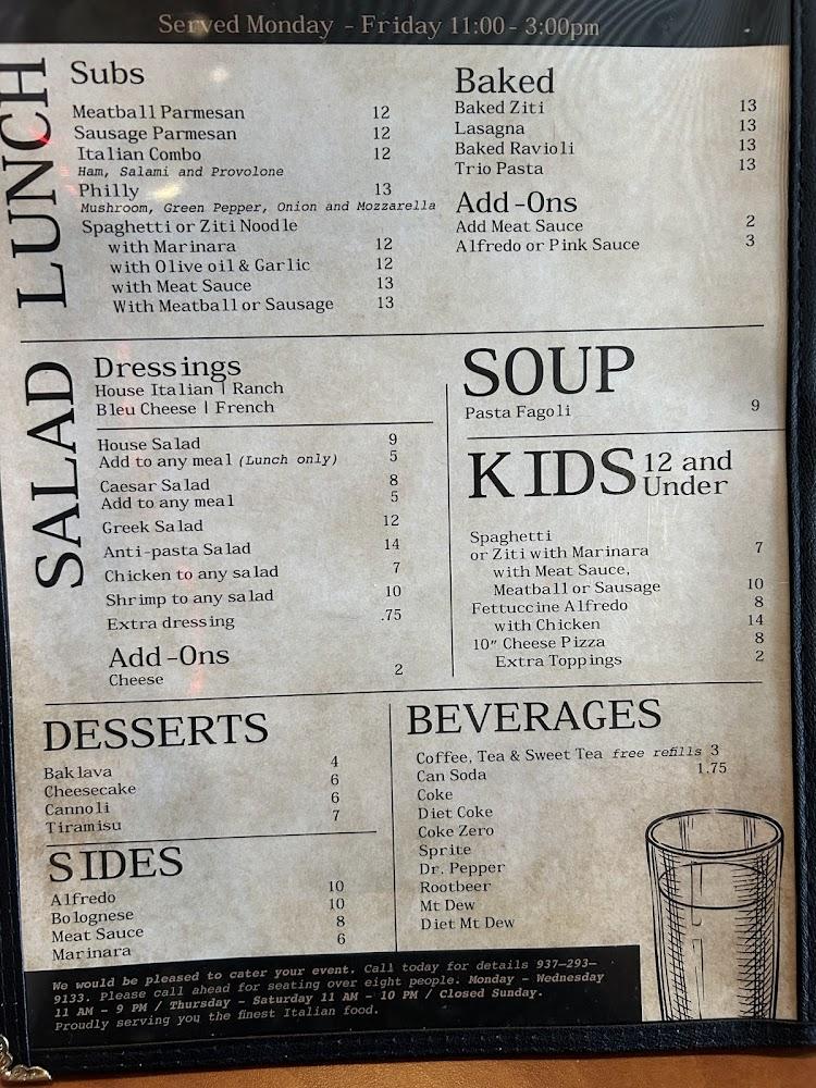 Jimmy's Italian Kitchen Menu image 3
